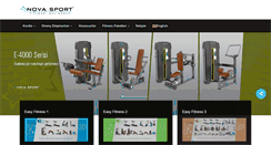 Desktop Screenshot of novasport.com.tr
